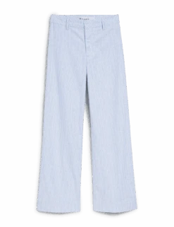 WEXFORD Blue And White Stripe, Italian Performance Linen -Frank And Eileen Shop WEXFORD BWSL